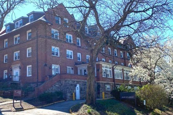 Photo of Woodland Hall on Chatham University's Shadyside Campus